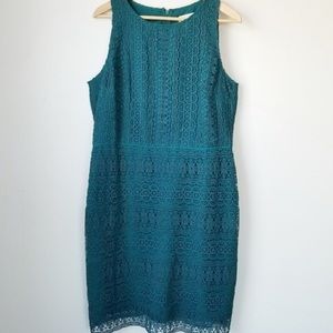 Teal Loft Shift Dress